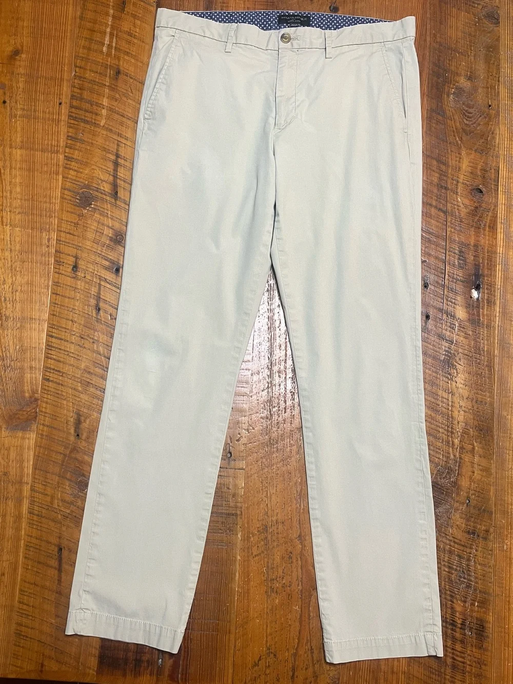 Banana Really Aiden Chino Pants in Light Khaki Size 34x34